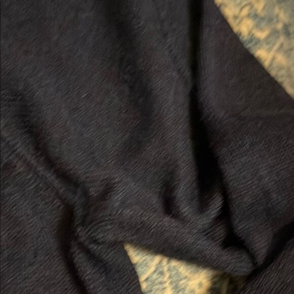 Garnet Hill Blue Baby Alpaca V-Neck Wide Sleeve Pullover Sweater Modern Office - Picture 11 of 12